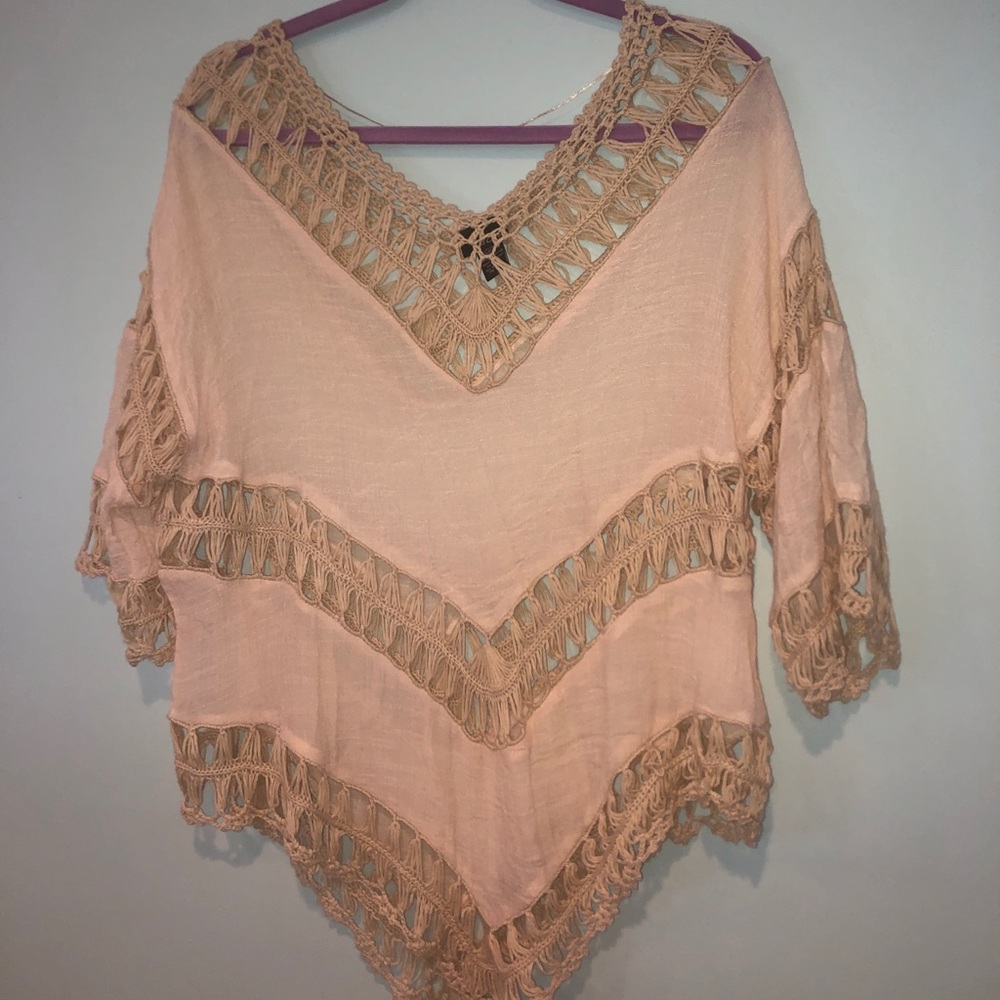 Tan Knit Top